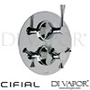 Cifial 600021BHL Brookhaven Lever Thermostatic Shower Valve Spare Parts