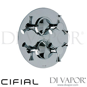 Cifial 600021BHX Brookhaven Cross Thermostatic Shower Valve Spare Parts