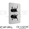 Cifial 600021CL Coule Thermostatic Shower Valve Spare Parts