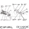 Cifial 600021ED Edwardian Thermostatic Shower Valve Dimension