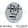Cifial 600021ED Edwardian Thermostatic Shower Valve Spare Parts