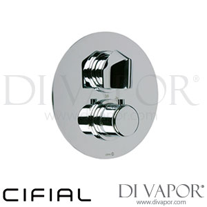 Cifial 600021SY Techno 65 Concealed Thermostatic Shower Valve 1 Outlet Spare Parts
