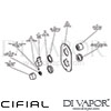 Cifial Thermostatic Valve 1 Outlet Dimension