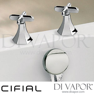 Cifial 600033HC Hexa Deck Bath Valves and Aqua Filler Spare Parts