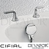 Cifial 600033HM Hexa Lever Deck Valves and Aqua Filler Spare Parts