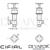 Cifial Deck Valves and Aqua Filler Cross Dimensions
