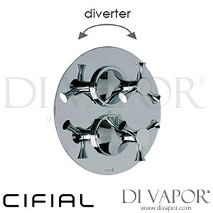 Cifial 600060BHX Brookhaven Cross Thermostatic Shower Valve with Diverter Spare Parts