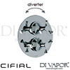 Cifial 600060BHX Brookhaven Cross Thermostatic Shower Valve with Diverter Spare Parts