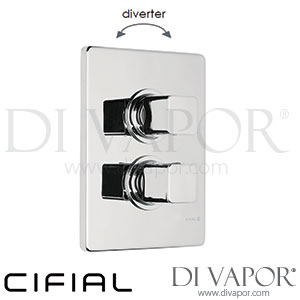 Cifial 600060CU Cudo Thermostatic Shower Valve with Diverter Spare Parts