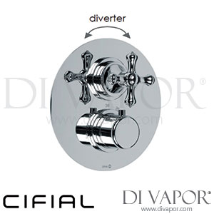 Cifial 600060ED Edwardian Thermostatic Shower Valve with Diverter Spare Parts