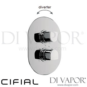 Cifial 600060EM Emmie Thermostatic Shower Valve with Diverter Spare Parts