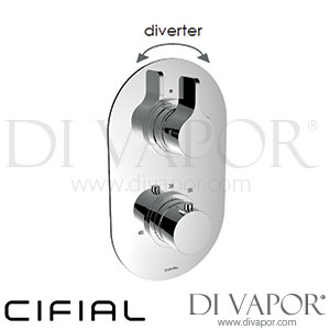 Cifial 600060T2 TH251 Thermostatic Valve with Diverter 2 Outlets Spare Parts