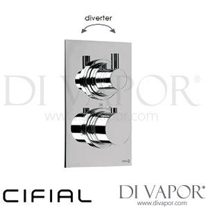 Cifial 600060TB Techno 300 Thermostatic Valve 2 Outlets Spare Parts
