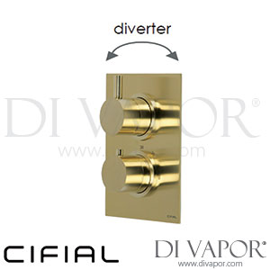 Cifial 600060TH-X11 PVD X11 Thermostatic Shower Valve 2 Outlets Spare Parts