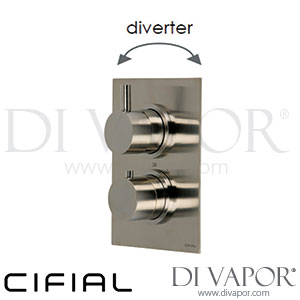 Cifial 600060TH-X20 PVD X20 Thermostatic Shower Valve 2 Outlets Spare Parts