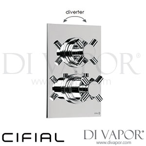 Cifial 600060THX300 Techno X300 Thermostatic Valve 2 Outlets Shower Spare Parts
