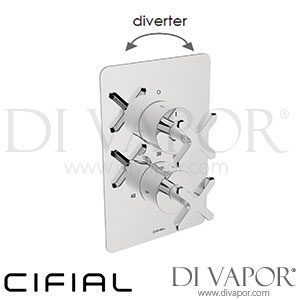 Cifial 600060TX Texa Thermostatic Shower Valve 2 Outlets Spare Parts