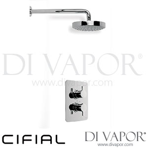 Cifial 600100CL Coule Thermostatic Fixed Shower Kit Spare Parts