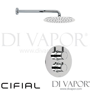 Cifial 600103SE Technovation 35 Thermostatic Fixed Shower Kit Spare Parts