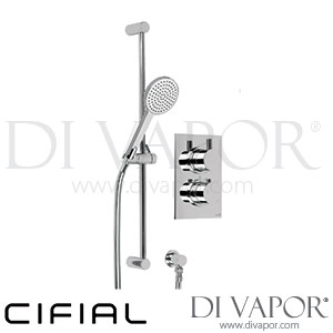 Cifial 600203TH Technovation 465 Thermostatic Flexi Shower Kit Spare Parts