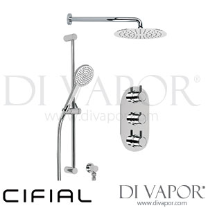 Cifial 600303SE Technovation 35 Thermostatic Fixed / Flexi Shower Kit Spare Parts