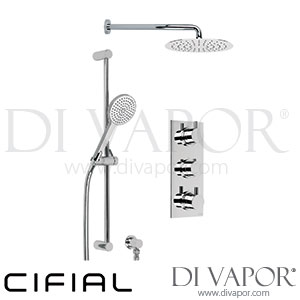 Cifial 600303TH Technovation 465 Thermostatic Fixed Flexi Shower Kit Spare Parts