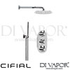 Cifial 600306SE Technovation 35 Thermostatic Wetroom Kit Spare Parts