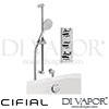 Cifial Technovation 465 Thermostatic Flexi Bath Filler Kit Spare Parts