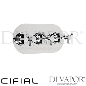 Cifial 600L32BHX Brookhaven Cross 3 Control Landscape Thermostatic Shower Valve Spare Parts