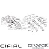 Cifial 600L32CU Cudo 3 Control Landscape Thermostatic Shower Valve Dimension