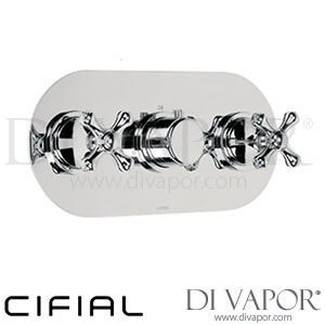 Cifial 600L32ED Edwardian 3 Control Landscape Thermostatic Shower Valve Spare Parts