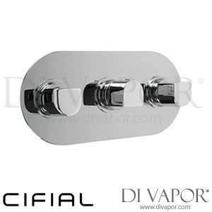 Cifial 600L32EM Emmie 3 Control Landscape Thermostatic Shower Valve Spare Parts