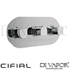 Cifial 600L32EM Emmie 3 Control Landscape Thermostatic Shower Valve Spare Parts