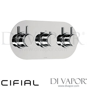 Cifial 600L32SE Technovation 35 3 Control Thermostatic Landscape Shower Valve Spare Parts