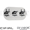 Cifial 600L32SE Technovation 35 3 Control Thermostatic Landscape Shower Valve Spare Parts