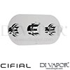 Cifial 600L32SF Adele 3 Control Landscape Thermostatic Shower Valve 2 Outlets Spare Parts