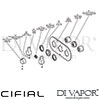 Cifial 3 Control Landscape Valve 2 Outlets Dimension