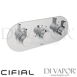 Cifial 600L32T2 TH251 3 Control Landscape Thermostatic Valve 2 Outlets Spare Parts