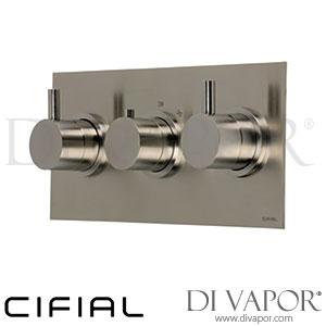 Cifial 600L32TH-X20 PVD X20 3 Control Landscape Thermostatic Shower Valve 2 Outlets Spare Parts