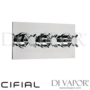 Cifial 600L32THX300 Techno X300 3 Control Landscape Thermostatic Valve 2 Outlets Spare Parts