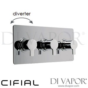 Cifial 600L33CL Coule 3 Control Landscape Thermostatic Valve with Diverter Spare Parts