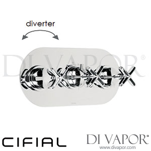 Cifial 600L33HX Hexa 3 Control Landscape Thermostatic Valve with Diverter Spare Parts