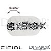 Cifial 600L33HX Hexa 3 Control Landscape Thermostatic Valve with Diverter Spare Parts