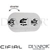 Cifial 600L33SF Adele 3 Control Landscape Thermostatic Shower Valve 3 Outlets Spare Parts