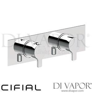 Cifial 600NL21CL Slim Coule Landscape Thermostatic Shower Valve 1 Outlet Spare Parts