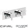 Cifial Slim Coule Landscape Shower Valve 1 Outlet Spare Parts