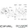 Cifial 600NL60CL Slim Coule Landscape Thermostatic Shower Valve 2 Outlet Dimension