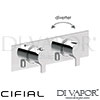 Cifial 600NL60CL Slim Coule Landscape Thermostatic Shower Valve 2 Outlet Spare Parts