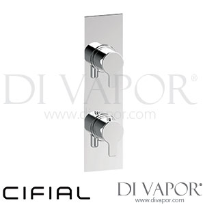 Cifial 600NV21CL Slim Coule Thermostatic Shower Valve 1 Outlet Spare Parts