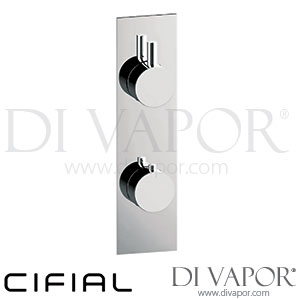 Cifial 600NV21TH Slim Techno Thermostatic Shower Valve 1 Outlet Spare Parts